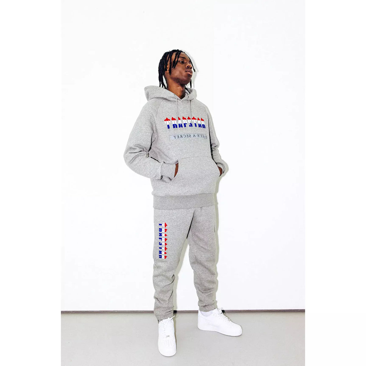Trapstar Chenille Decoded 2.0 Hoodie Tracksuit - Grey Revolution ...