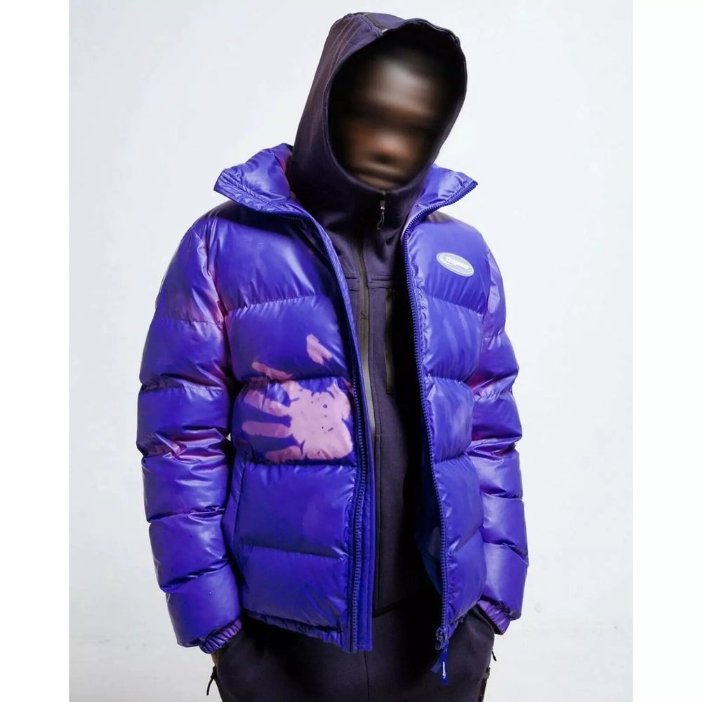 Trapstar Hyperdrive Puffer Jacket Heat Reactive Purple Pink – Ice